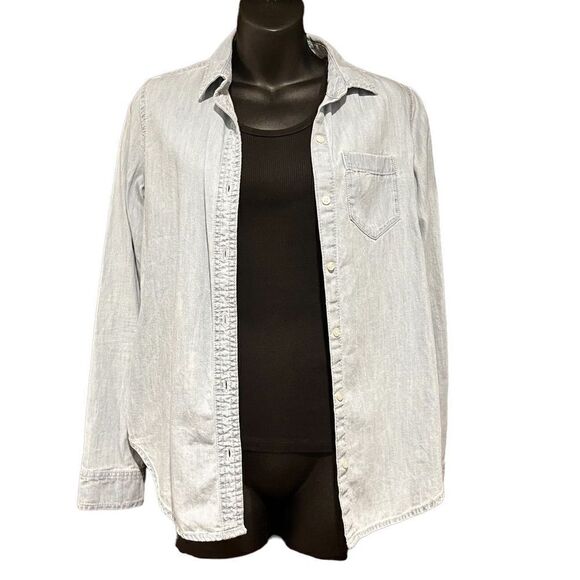 SO Perfect Denim Button Shirt Junior’s XS - Picture 1 of 3